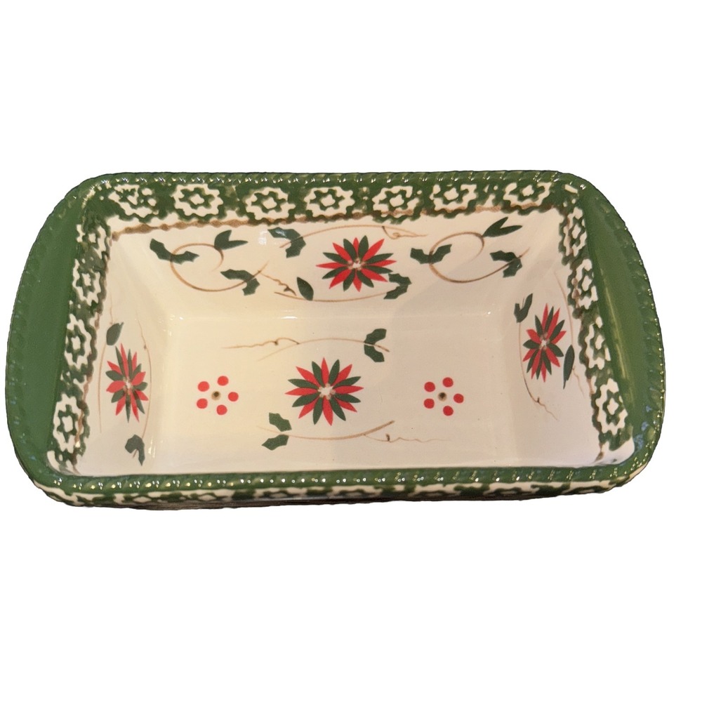 Temptations‎ Christmas Old World 12 oz Mini Loaf Pan Ovenware